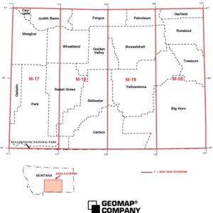 25 - Base Map - Northern Big Horn - Crazy Mountains Basin
