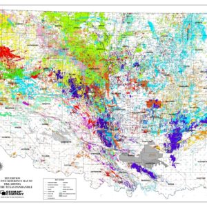 325 – Executive Reference Map – Oklahoma and the Texas Panhandle