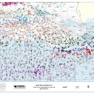 330 – Executive Reference Map – South Louisiana