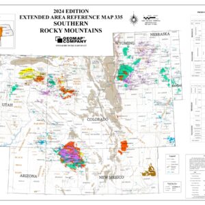 335 – Executive Reference Map – Southern Rocky Mountain