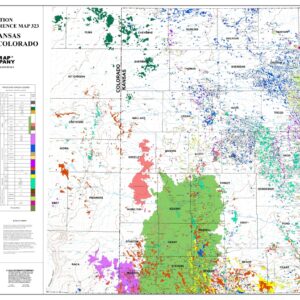 323 – Executive Reference Map – Western Kansas/Southeast Colorado