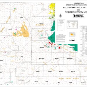 339 – Executive Reference Map – Palo Duro – Dalhart Basins and Northeast New Mexico