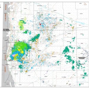 364 – Executive Reference Map – Denver – Julesburg Basin