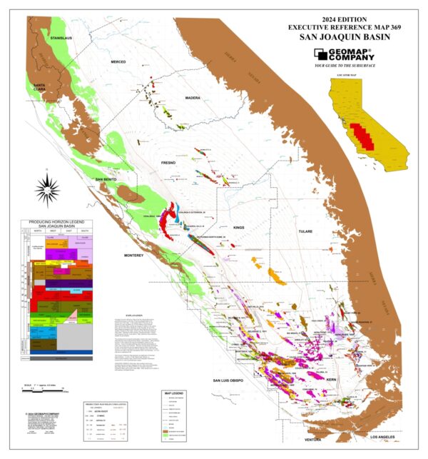 369 – Executive Reference Map – San Joaquin Basin